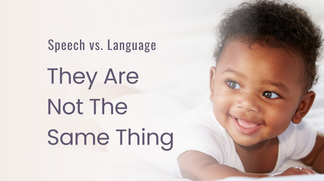 The difference between speech and language | They are not the same thing